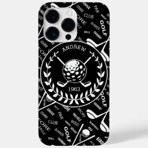 Coque Pour Pour iPhone 14 Pro Max Logo de golf design personnalisé