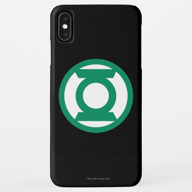Coques Case-Mate iPhone Logo de la lanterne verte (Dos)