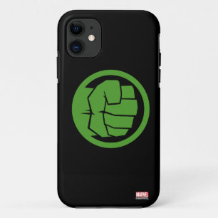 Coque iPhone 11 Logo de l'Incroyable Hulk