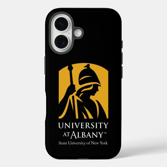 Coques Case-Mate iPhone Logo de l'Université d'Albany (Verso)