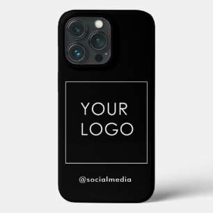 Case-Mate iPhone Case Logo de marque Black Company Business Modern