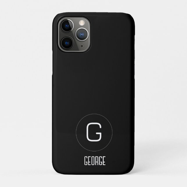 Coques Case-Mate iPhone Logo de nom personnel personnalisable (Dos)