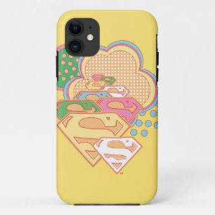 Coque Case-Mate Pour iPhone Logo de nuage coloré Supergirl