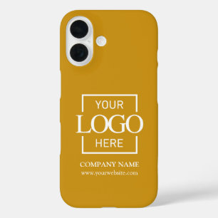 Coque Pour iPhone 16 Logo d'entreprise de commerce simple et élégant Ap
