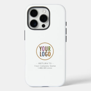 Coques iPhone 16 Pro Logo d'entreprise personnalisé