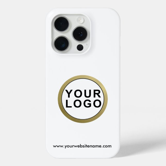 Coques Case-Mate iPhone Logo d'entreprise Simple Moderne (Verso)