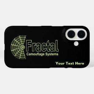 Coque Pour iPhone 16 Logo des systèmes de camouflage fractal