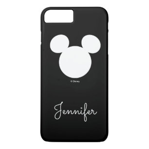 Coque iPhone 8 Plus/7 Plus Logo Disney Silhouette de Mickey Mouse