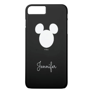 Coque iPhone 8 Plus/7 Plus Logo Disney   Silhouette Mickey