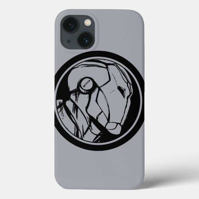 Coques Case-Mate iPhone Logo du profil d'Iron Man (Verso)