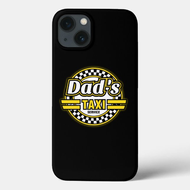 Coques Case-Mate iPhone Logo du service de taxi de papa (Verso)