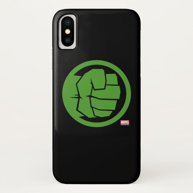 Coques Case-Mate iPhone Logo Hulk incroyable (Dos)