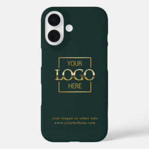 Coque Pour iPhone 16 Logo Minimaliste Moderne Personnalisé Entreprise M
