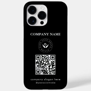Coque Pour Pour iPhone 14 Pro Max Logo modifiable styliste moderne   code qr et text