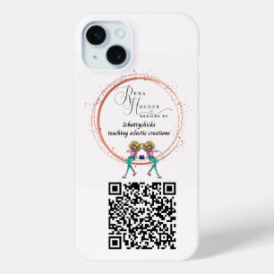 Coque iPhone 15 Mini Logo personnalisé iphone Code QR