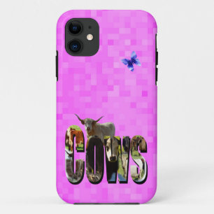 Case-Mate iPhone Case Logo Photo Vache Avec Vache Highland,