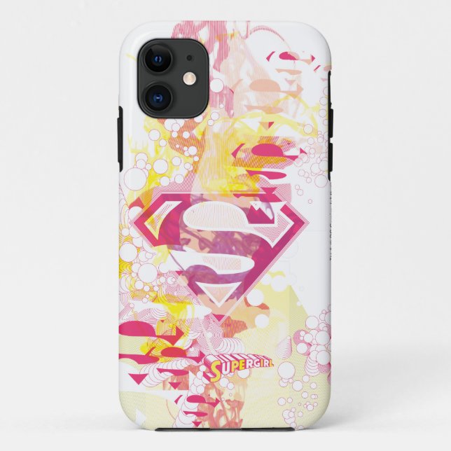 Coques Case-Mate iPhone Logo Retro Supergirl (Dos)