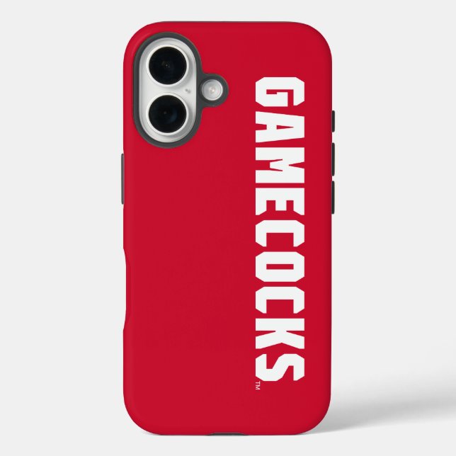 Coques Case-Mate iPhone Logo rouge de Jacksonville State University Gameco (Verso)