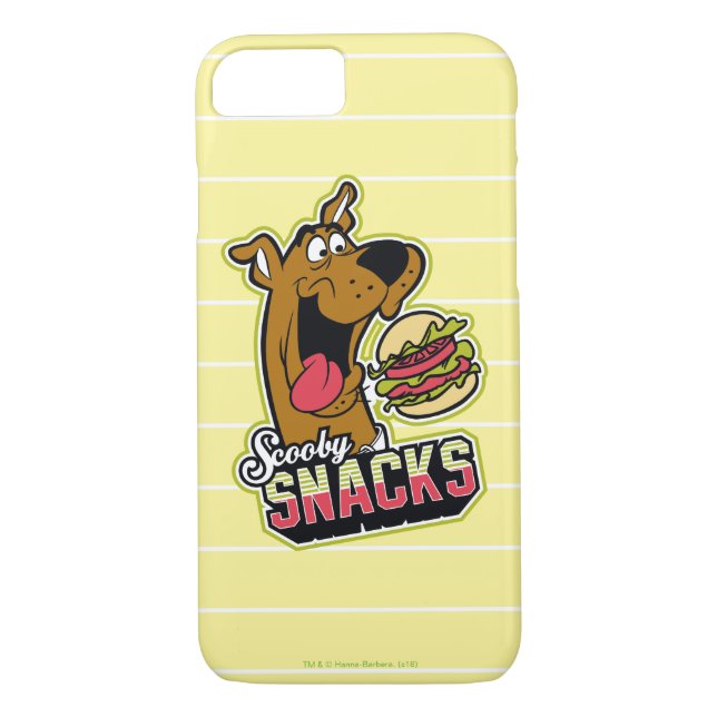 Coques Case-Mate iPhone Logo Scooby-Doo "Scooby Snacks" (Dos)