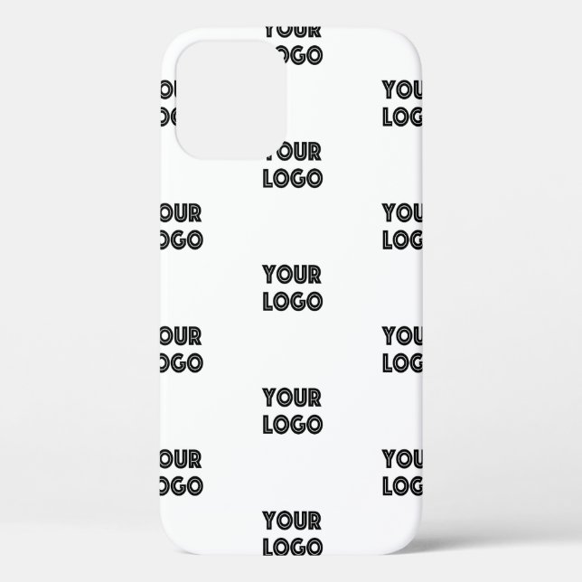Coques Case-Mate iPhone Logo simple à répéter | Blanc (Verso)