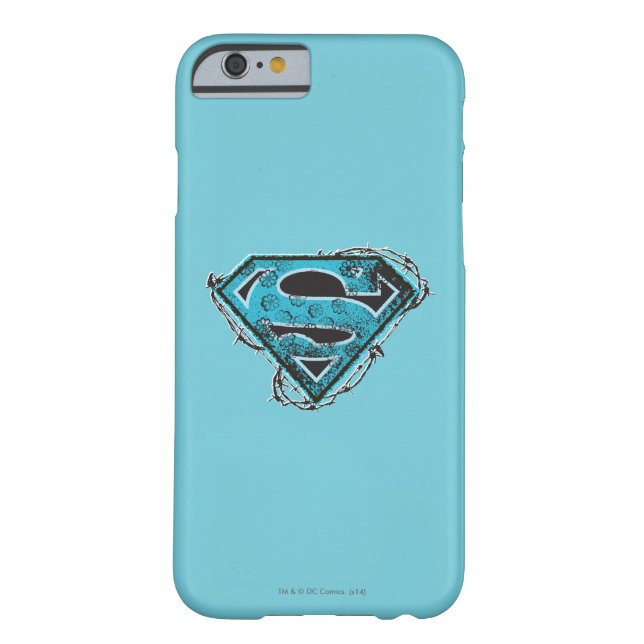 Coques Case-Mate iPhone Logo Supergirl Barbed Wire and Flowers (Dos)