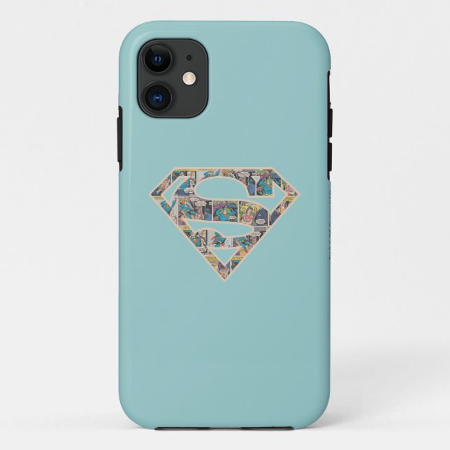 Coques Case-Mate iPhone Logo Supergirl Comic Strip (Dos)