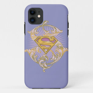 Coque iPhone 11 Logo Supergirl Starbust