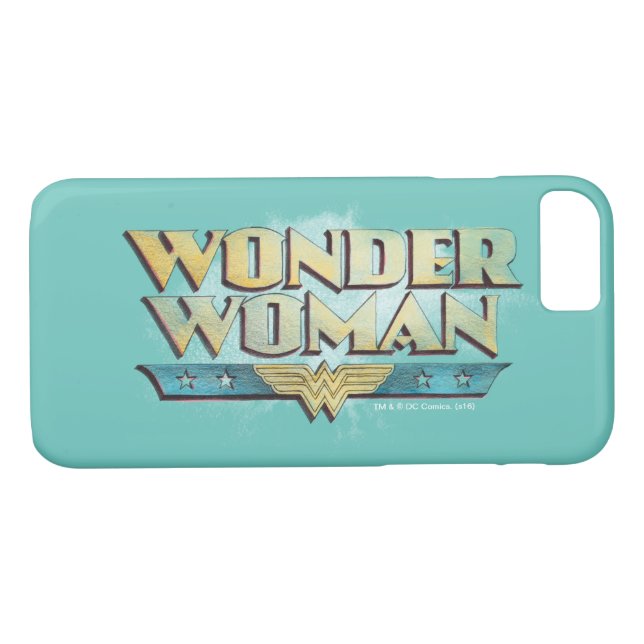 Coques Case-Mate iPhone Logo Wonder Woman Pencil (Dos (Horizontal))
