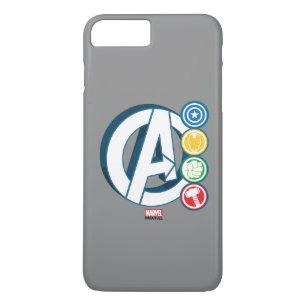Coques Pour iPhone Logos caractères Avengers