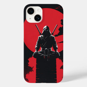 Coque Pour iPhone 14 L'ombre de la lune Crimson