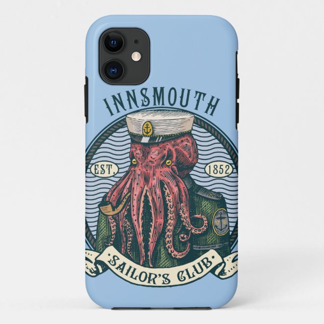 Coques Case-Mate iPhone L'Ombre sur la voile de Lovecraft Innsmouth (Dos)