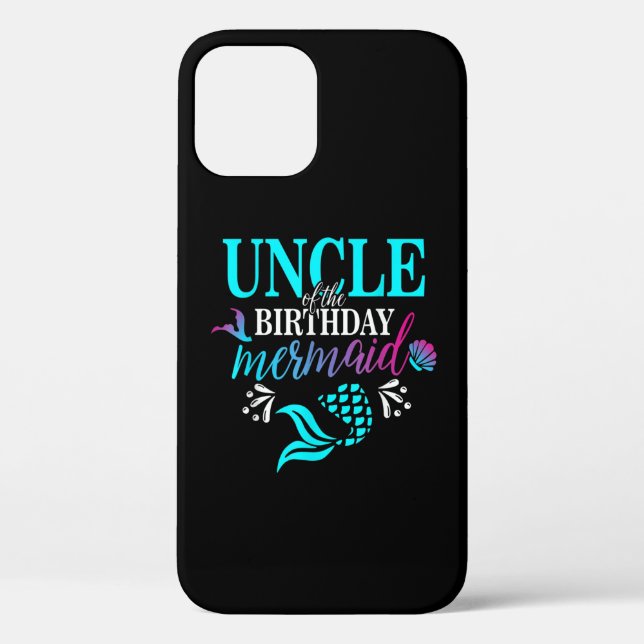 Coques Case-Mate iPhone L'Oncle De La Famille De La Sirène D'Anniversaire (Verso)