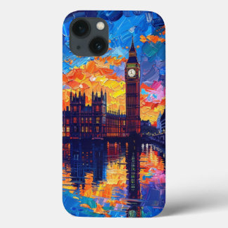 Case-Mate iPhone Case London Big Ben: Vibrant Impressionist Oil Painting