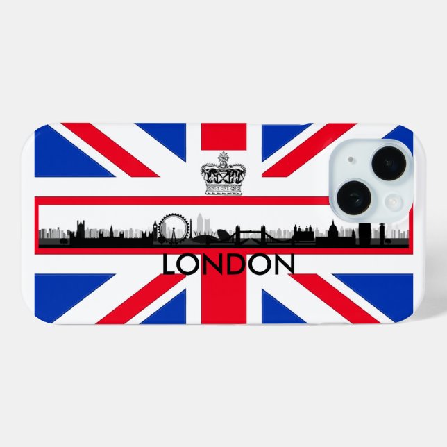 Coques Case-Mate iPhone London Skyline Union Jack Indicateur iPhone 6 Plus (Verso (horizontal))