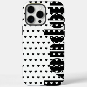 Coques iPhone 16 Pro Max Londres Love Noir et Blanc Style iPhone couverture