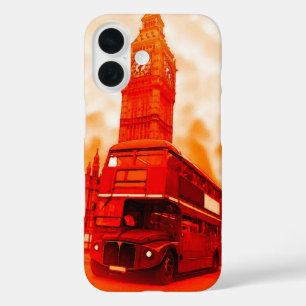 Coques iPhone 16 Londres Red Bus Big Ben