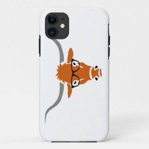 Coque Case-Mate Pour iPhone Longhorn avec des verres de hippie