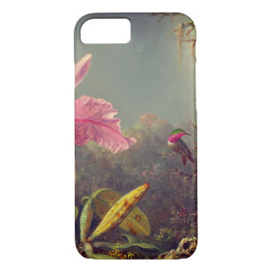 Case-Mate iPhone Case L'orchidée de Cattleya et trois colibris Heade