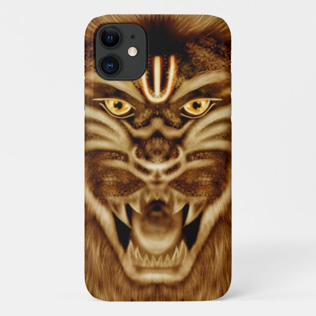 Coques Case-Mate iPhone Lord Narasimha Hare Krishna art Divin don (Dos)