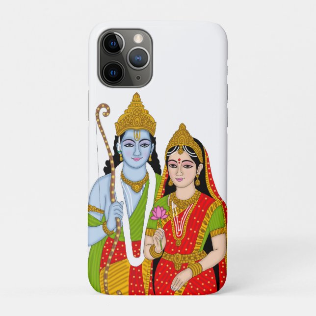 Coques Case-Mate iPhone Lord SitaRam Phone Case – Divine Protection & Eleg (Dos)