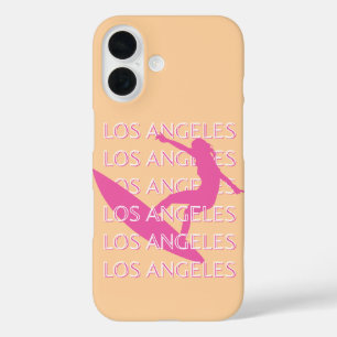 Coque Pour iPhone 16 Los Angeles Travel Art, Californie, Amateurs de pl