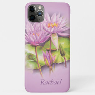 Coques Pour iPhone Lotus de laine d'eau rose violet