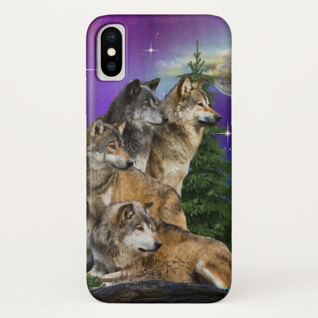Coques Case-Mate iPhone Loup (Dos)