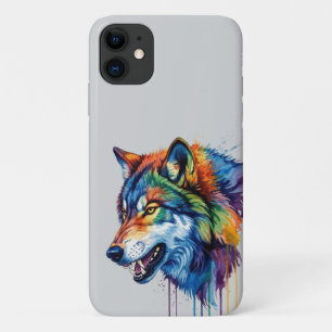Case-Mate iPhone Case Loup coloré 