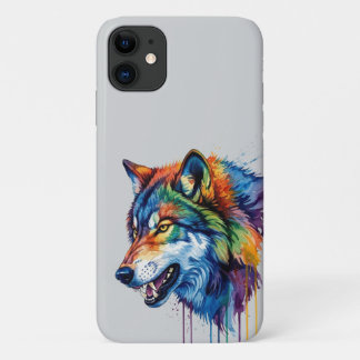 Case-Mate iPhone Case Loup coloré