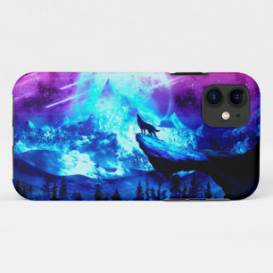 Case-Mate iPhone Case Loup coloré hurlant