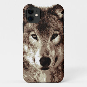 Coques Pour iPhone Loup gris