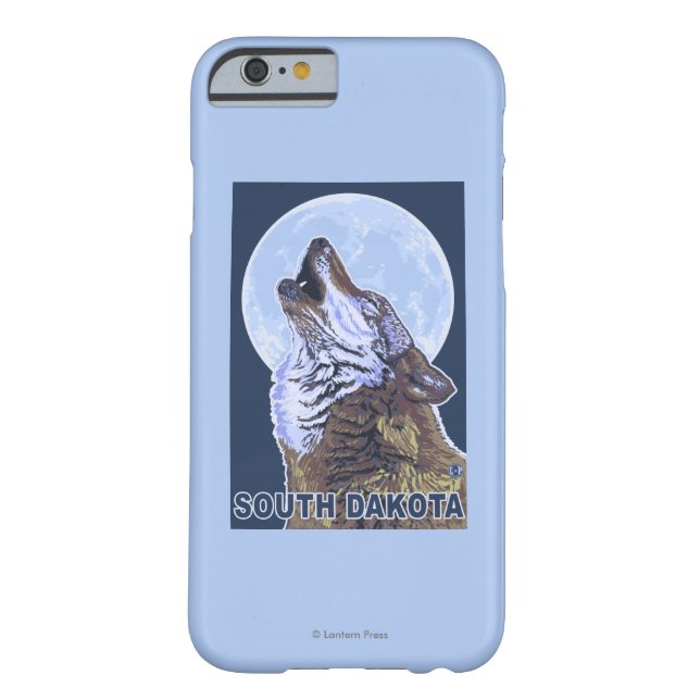 Coques Case-Mate iPhone Loup gris HowlingSouth Dakota (Dos)