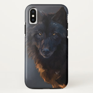 Case-Mate iPhone Case Loup noir