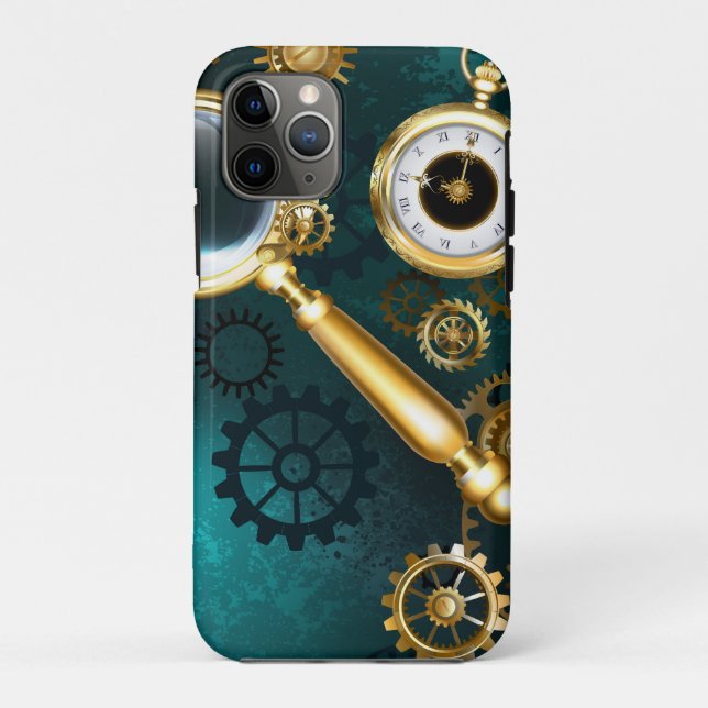 Coques Case-Mate iPhone Loupe en style Steampunk (Dos)